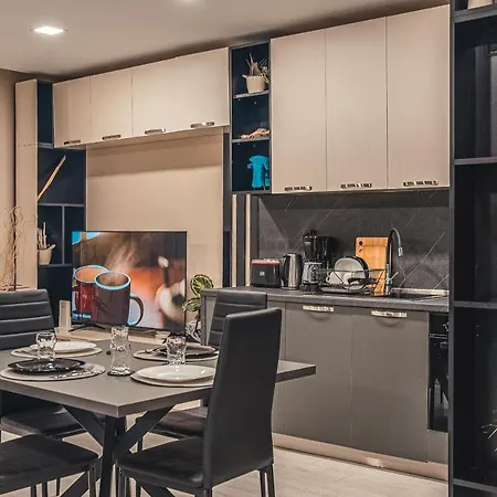 Apartment Elite Business With Free Gym Pass And Full Office Setup *